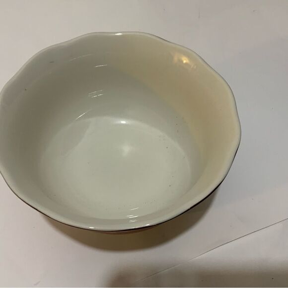 222 Fifth Fleur rouge Fine China Bowl Floral Design Porcelain Soup or Salad Bowl - Picture 7 of 7